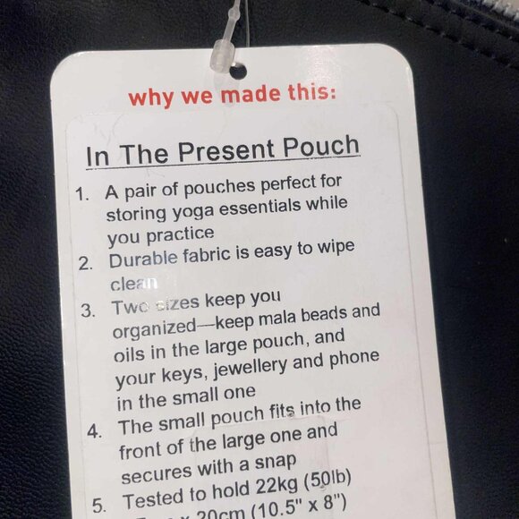 LULULEMON - Set of 3 Bags - ALL NWT Bring it Om Tote & In The Present Pouches - Picture 5 of 14